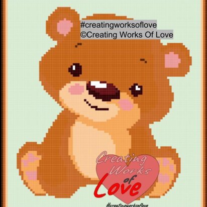 Teddy Bear Stitch Graph