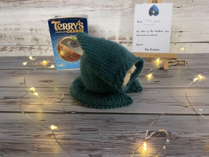 The Traitors Inspired Chocolate Orange Cover Knitting Pattern