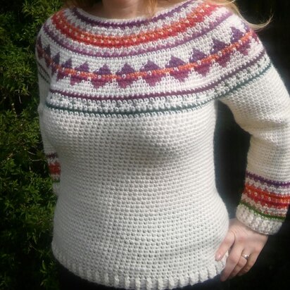 Snow Flowers Jumper