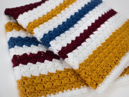 Ava’s Wattle Stitch Crochet Blanket