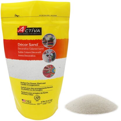 Activa Decor Sand 5lbs - White