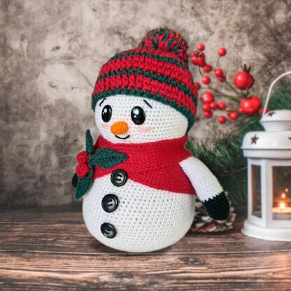 Alpin The Snowman - Amigurumi