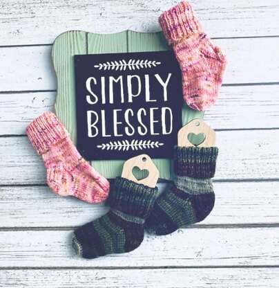 Simply Blessed Baby Sock