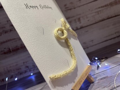 Knit and Print Birthday Balloon’s Bows Knitting Pattern Make Your Own Card PDF Instant Download