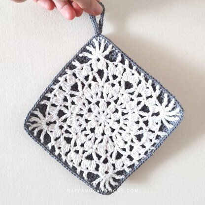 Falling Petals Potholder