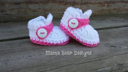 Button Strap Baby Loafers