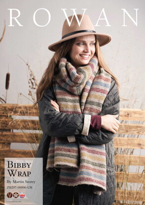 Bibby Wrap in Rowan Moordale - ZB297-00006-UK - Downloadable PDF