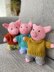 Three Little Pigs Toys Knitting Pattern