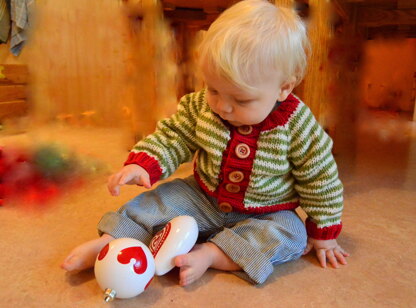 Baby Christmas cardigan