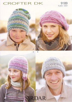 Hats in Sirdar Crofter DK - 9189