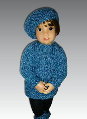 Pattern fits Kidz n Cats Dolls. (Knit) Sweater, Hat, and Leggings, PDF, 451