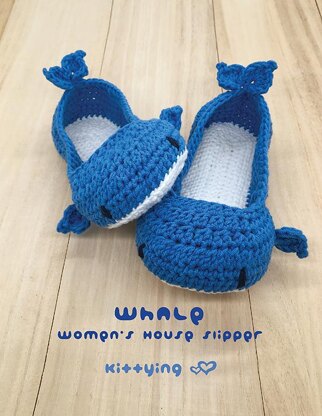 Whale Women's House Slipper