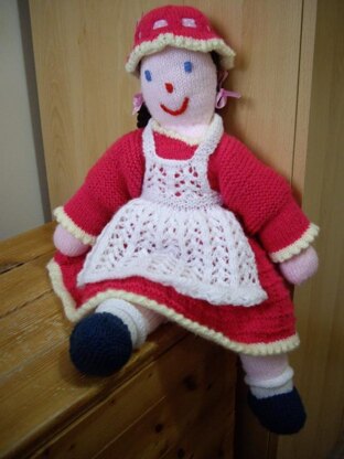 Victorian Soft Knitted Dolly