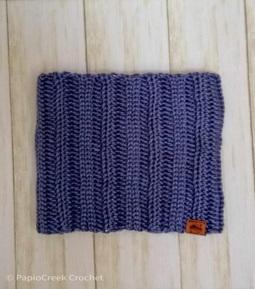 PapioCreek Rib Stitch Neck Warmer