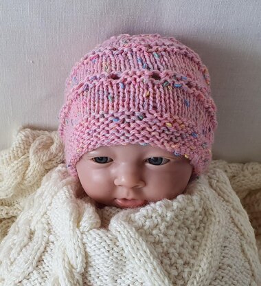 Ally - 8ply prem baby beanie