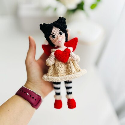 Crochet doll, amigurumi doll, Love Fairies