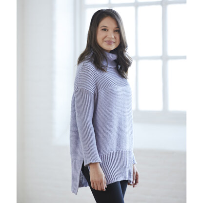 The Big Comfy Cozy Sweater in Valley Yarns Valley Superwash - 853 - Downloadable PDF