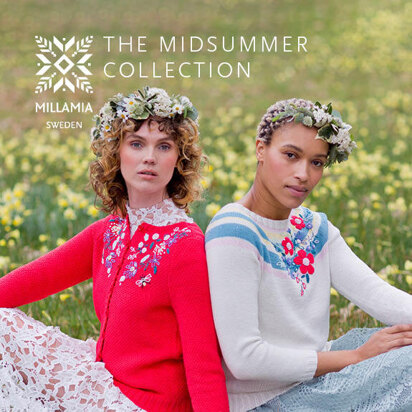 The Midsummer Collection E-Book - Knitting and Crochet Patterns For Women in MillaMia Naturally Soft Cotton