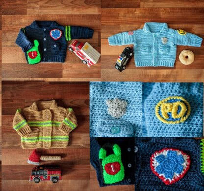 First Responder Baby Sweaters Ebook