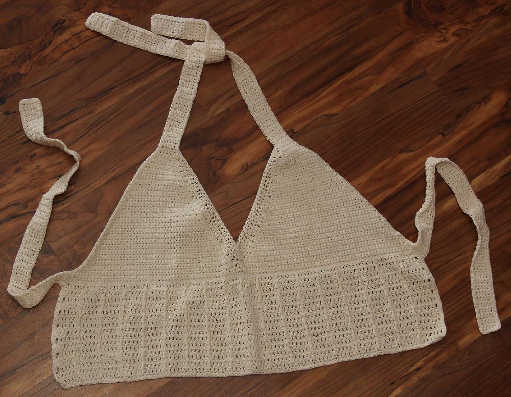 White Hot Halter Top Crochet pattern by Joy Prescott