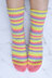 Sugar Stripe Socks in Universal Yarns Uni Merino Mini - Downloadable PDF