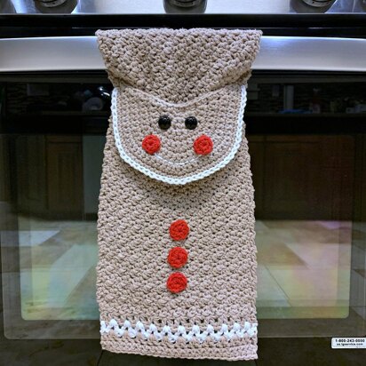 Gingerbread Man Kitchen Towel