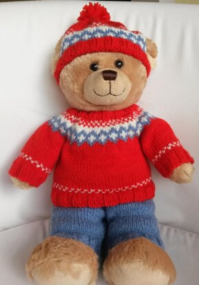 Teddy bear Nordic outfit