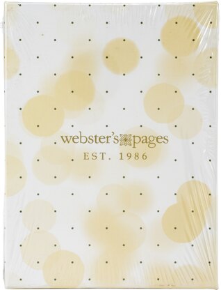 Webster's Pages Color Crush Pocket Traveler's Planner 4.25"X6" - Gold Glitter