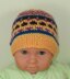 Baby and Toddler Simple Fairisle Beanie Hat