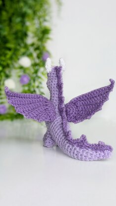 Magnar the Dragon crochet pattern, amigurumi dragon pattern