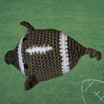 Pigskin Football Amigurumi
