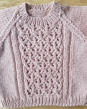 Laura Lace Panel Sweater