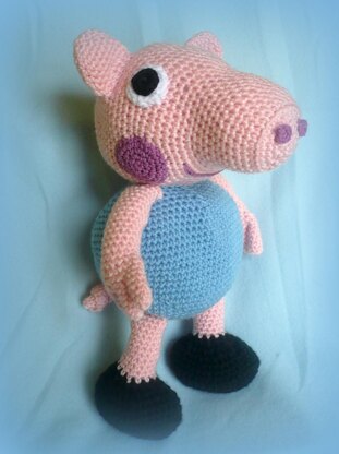 Crochet Peppa Pig's brother George