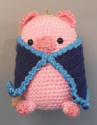 Crochet Pig in a Blanket (US Terminiology)