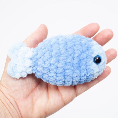 Fish amigurumi, no sew crochet pattern