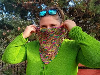 Colorful Scales Cowl