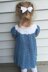 Toddler Crocheted Dress with Slip Printable