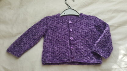 Round neck cardigan