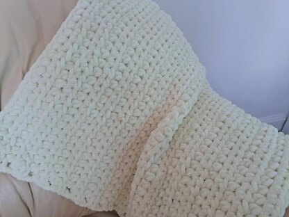Crochet Chunky Baby Blanket Pattern