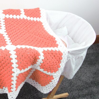 Squares Blanket Crochet Pattern#342