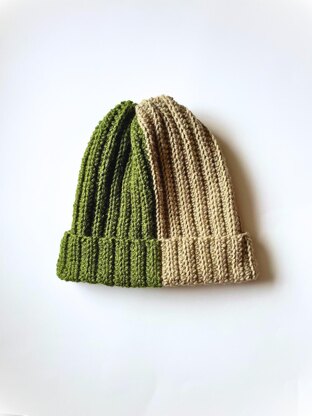 Two Color Beanie Hat