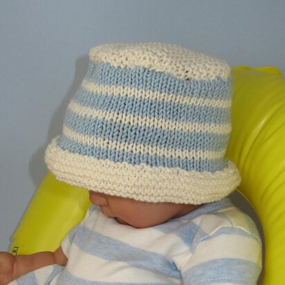 Baby and Child Simple Stripe Bucket Hat