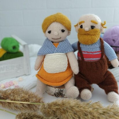 Grandpa and Grandma knitting pattern - knitting pattern