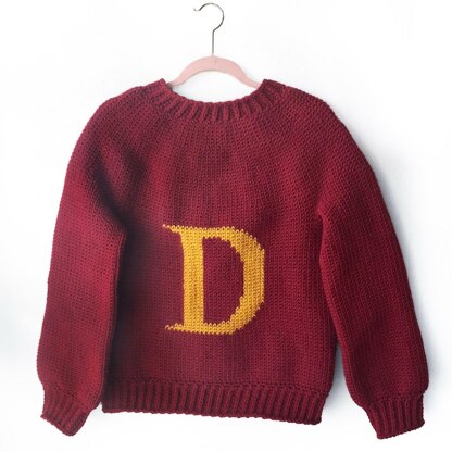 Magical Monogram Jumper Crochet pattern by Yarn Has My Heart