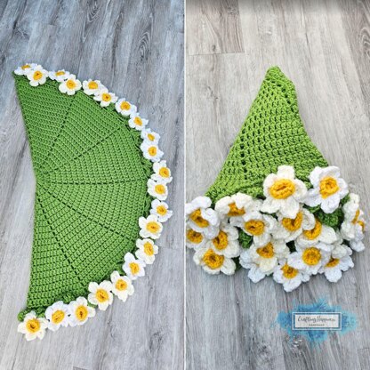 4 Pattern Bundle Flower Bouquet Blanket Crochet Patterns