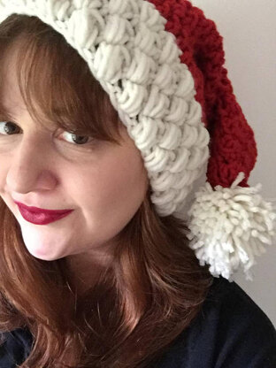 Chunky-'Knit' Santa Hat