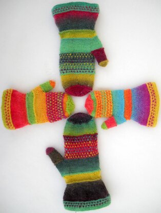 Kaleidoscope Mittens