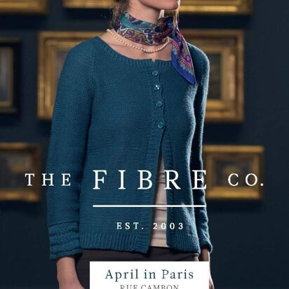 Rue Cambon Cardigan in The Fibre Co. Luma - Downloadable PDF