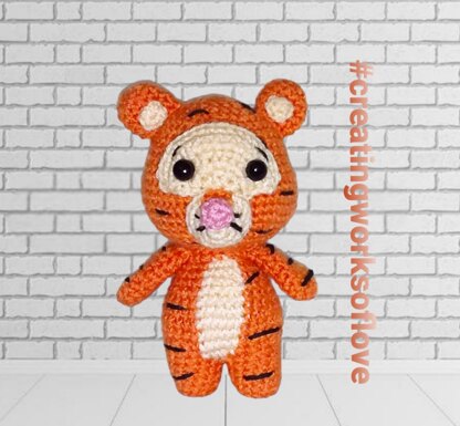 Mini Tiger Amigurumi