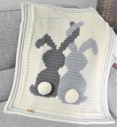 Forever Friend Bunny Baby blanket